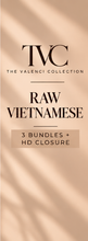 Load image into Gallery viewer, Raw Vietnamese 3 bundle closure cover
